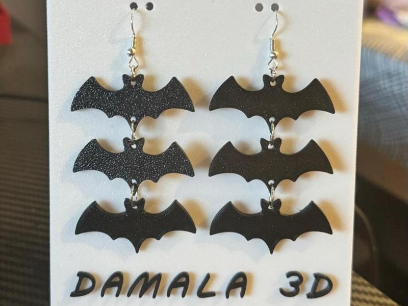 Bat Earrings