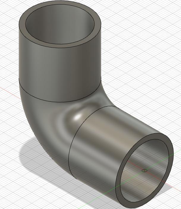 Elbow for 25mm IRL tube
