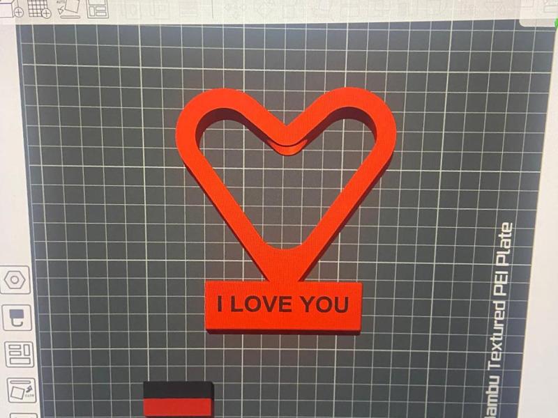 Valentine's Day Heart-Shaped Vase