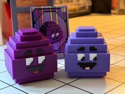 Grimace Egg - Mesh 1:1 3D Scanned in Model. 