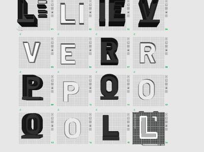 Liverpool Letter Lamp