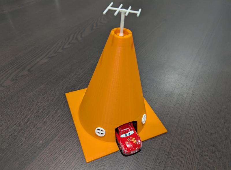 Simplified Cozy Cone Motel Toy – Cars-Inspired