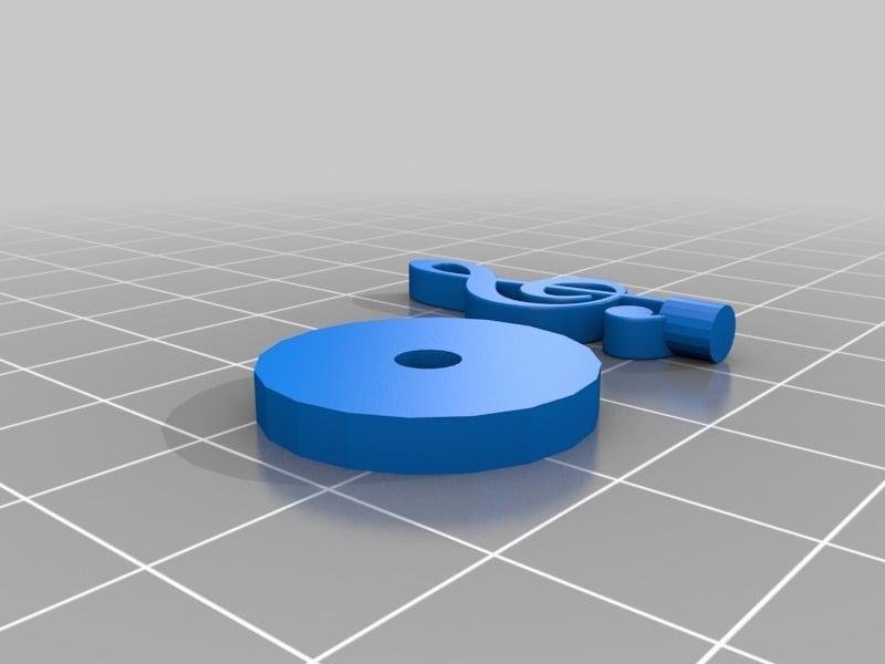 Ficha Clave de Sol (para juego de mesa)