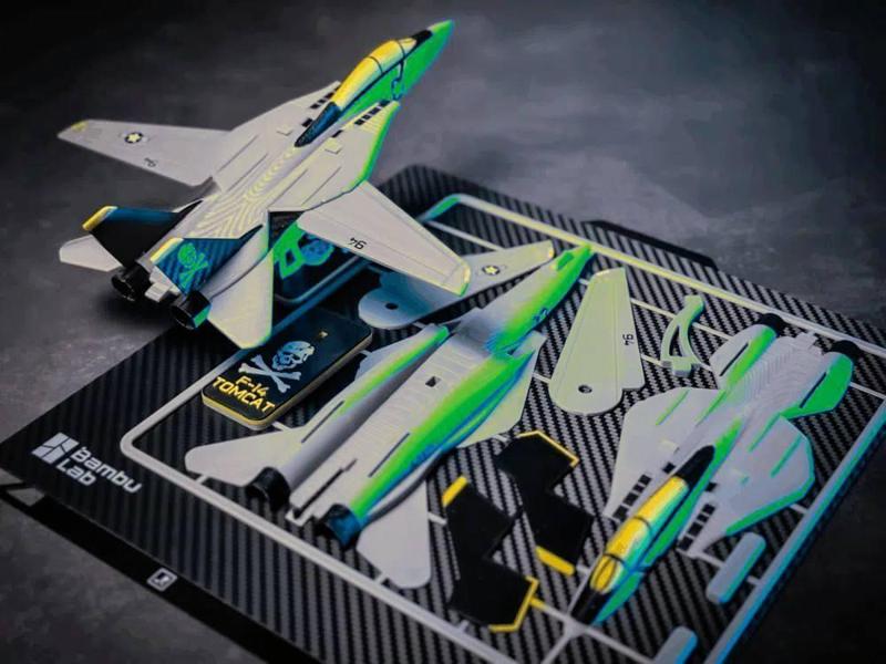 F-14 Tomcat - Multicolor 3D Printable Model