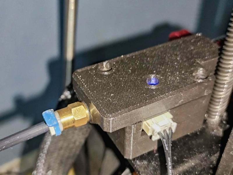 Creality CR6 Filament Sensor Housing for Dual Gear Extruder