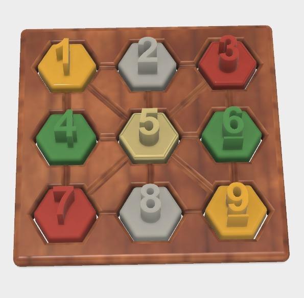 Magic Square, Math, Recreational, Luo Shu Square, Lo Shu, 洛书