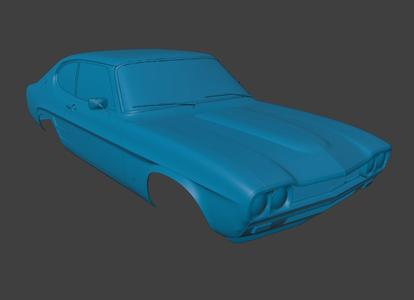 RC BODY 1970 CAPRI FORD 1/10 3D PRINT STL
