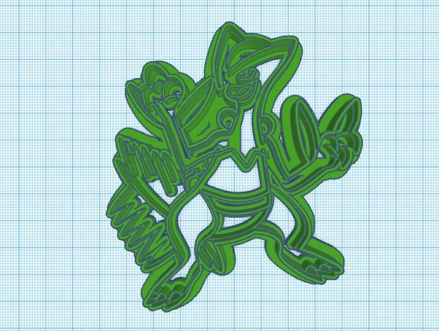 Pokemon: Sceptile Cookie Cutter