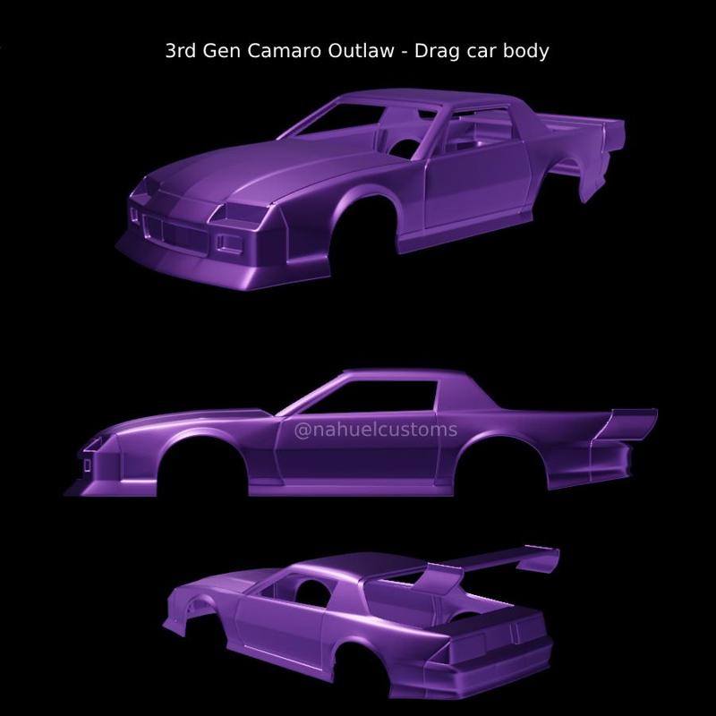 3rd Gen Camaro Outlaw - Drag car body