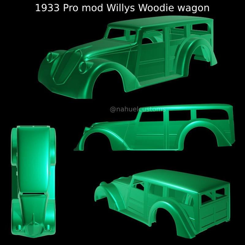 1933 Pro mod Willys Woodie wagon
