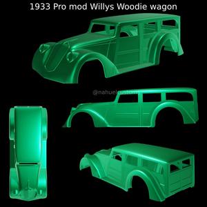 1933 Pro mod Willys Woodie wagon