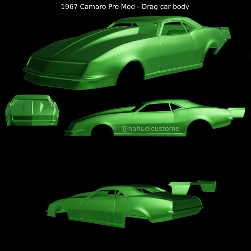 1967 Camaro Pro Mod - Drag car body