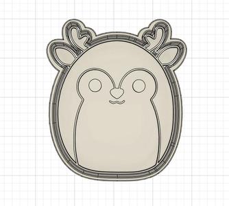 Deer Squishmallow Cookie Cutter