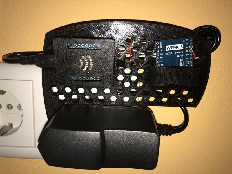 WEMOS D1 mini & SHT30 holder