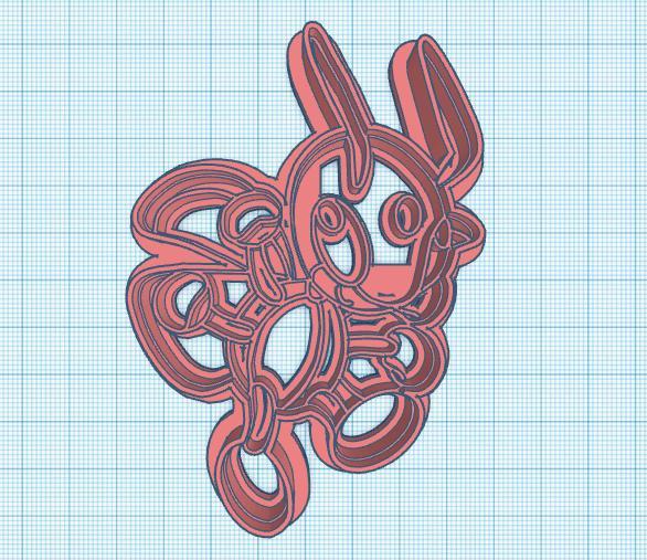 Pokemon: Ledian Cookie Cutter