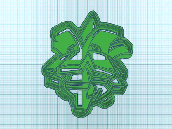 Pokemon: Pineco Cookie Cutter