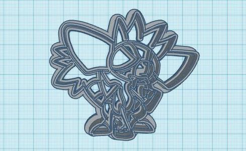 Pokemon: Grafaiai Cookie Cutter