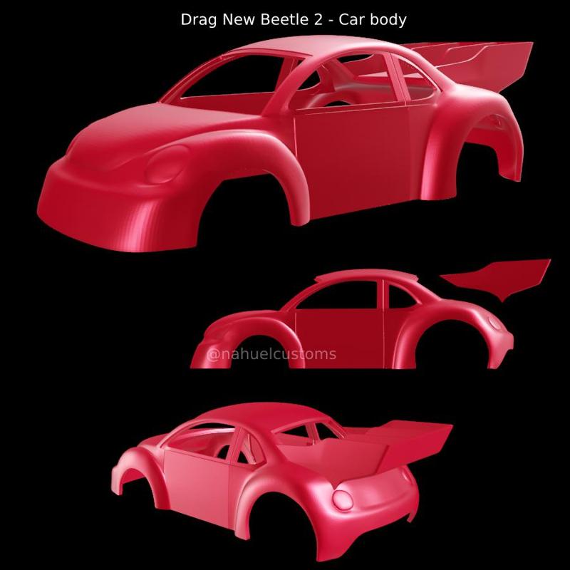 Drag New Beetle 2 - Car body