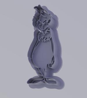 The Grinch (Full Body) Cookie Cutter and Stamp - Whimsically Wicked Treats!