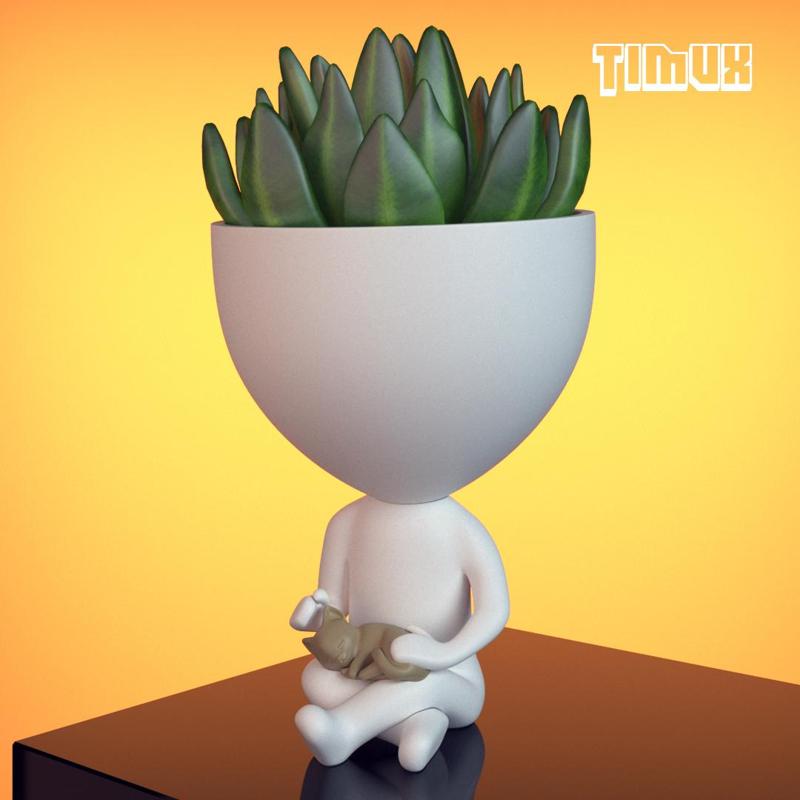 ROBERT PLANT PETTING A CAT