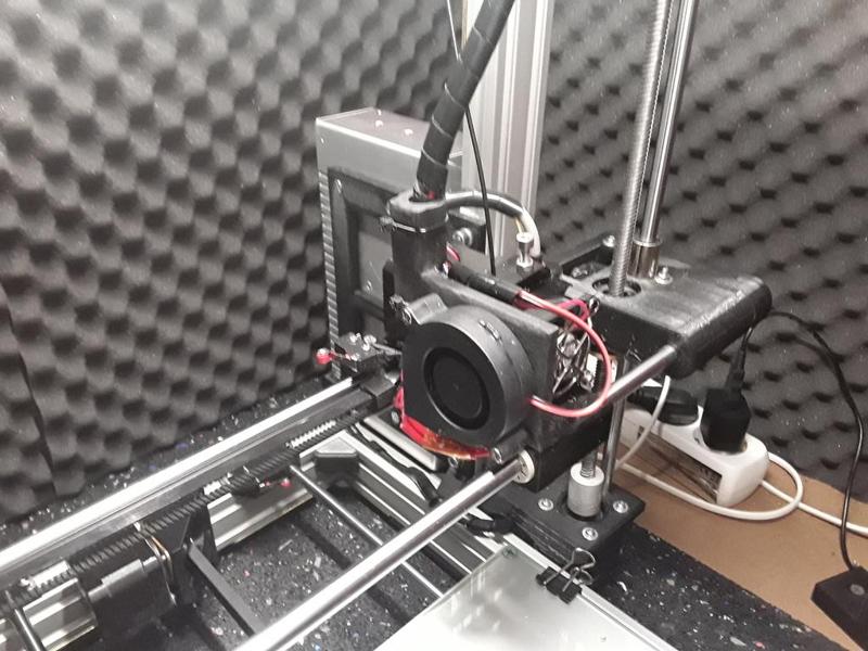 Fan and cable holder