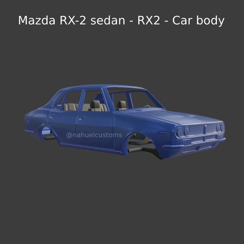 Mazda RX-2 sedan - RX2 -- Car body