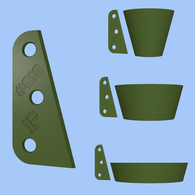 Pottery rib tool #018