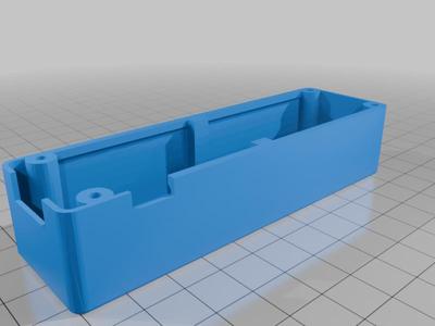 Increased 18650 battery + wemos 18650 battery shield v3 + 3d printing 