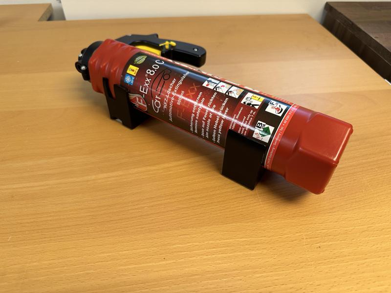 F-Exx 8.0C Car Fire Extinguisher Holder / Mount with Velcro
