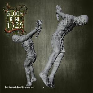 28mm Torture Victim Hogtied Man - Gloom Trench 1926