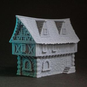 3 Medieval Tavern Houses (10mm)