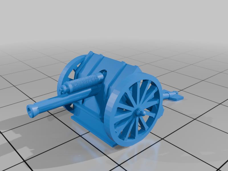 British 18 Pdr. QF. Mk. I Field Gun - 15mm scale