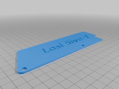 Losi 5ive-T Mud Guards rear (Mud Flaps)