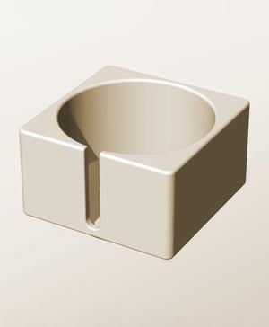 CS96-60-S Modular stacking slotted container for home decor