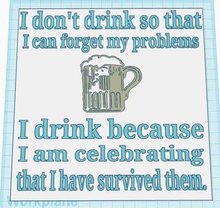 Celebrating Problems Sign