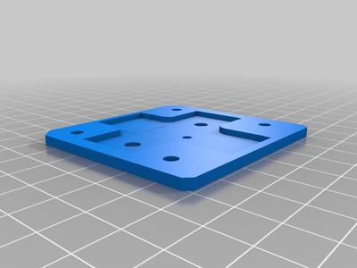 Cabinet repair plate for hinge remix
