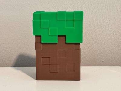 Uno Card Box - Minecraft style