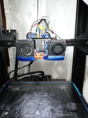 BiQu B1 H2 Mount Kit w/stock dual 4010 fan ducts