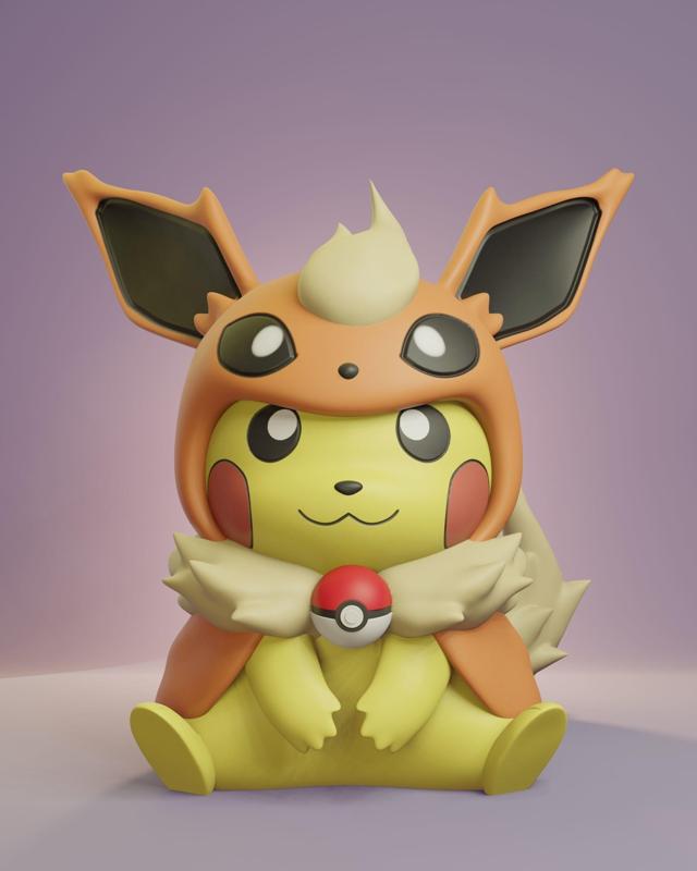 Cosplay Pikachu - Flareon