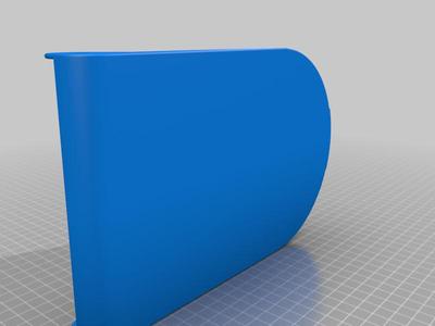Home Mailbox Door Lid BACK 40 2021-10-22 Added BIGGER MOUNT HOLES NEEDEDtoUseLockTab