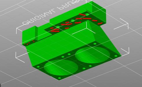 Fan mount for tesla p40 GPU