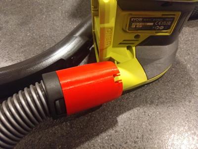 Ryobi Orbital Sander Miele Vacuum connector
