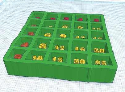 3d Times Table