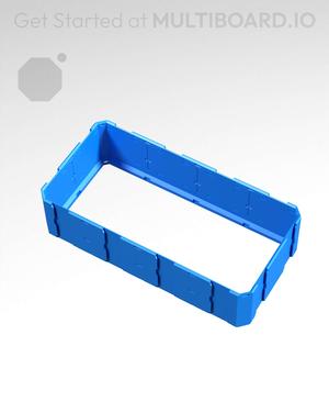 4x2x1 - Full Multipoint Rail - Standard Click-In Multibin Shell Extension
