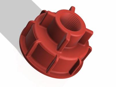 Raccord récupérateur cuve eau 1000L S60x6 FBSP3/4"