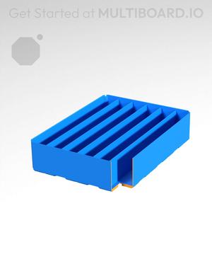 3x4x1 - Double Divided Bin - Multibin Insert