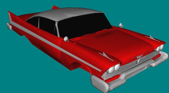 Christine, the evil 1958 plymouth fury