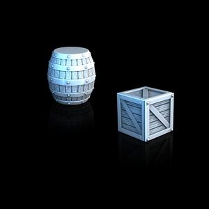 Barrel & Crate - Medieval Town