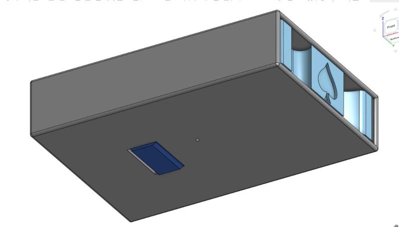 Poker/playing card box