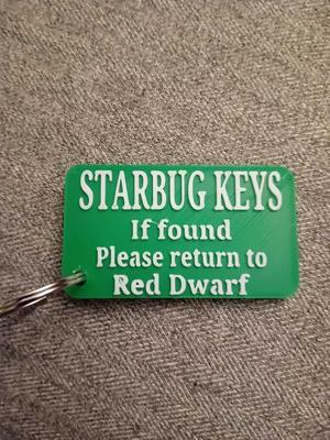 RED DWARF KEYRING